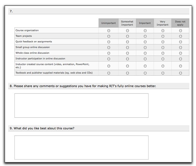 Student survey image